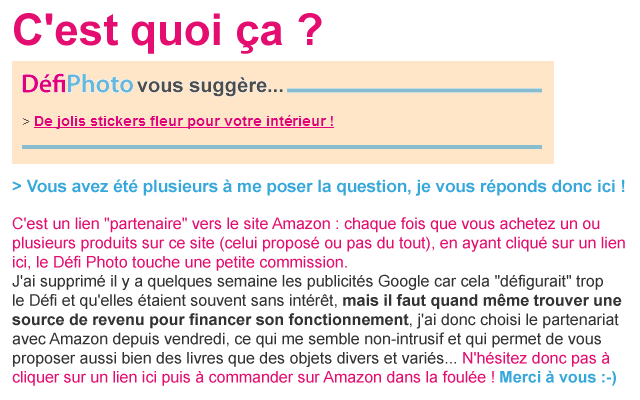 explication partenariat Amazon