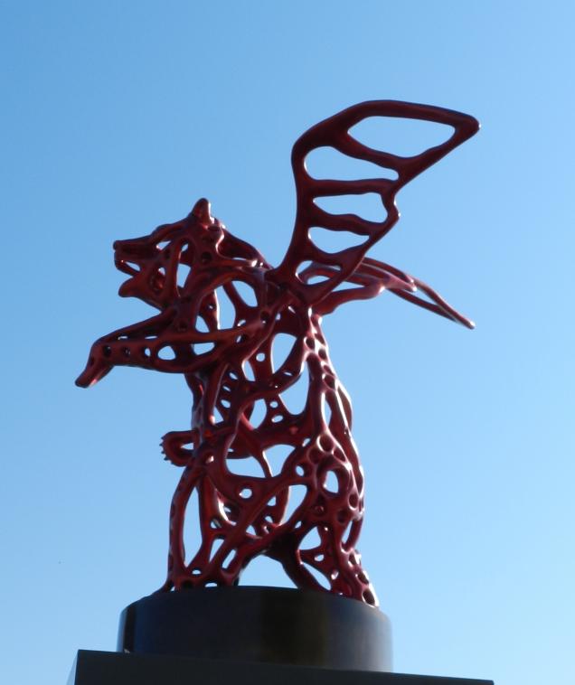 L'ange ours, du sculpteur Richard Texier