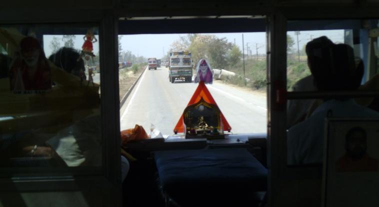 En bus en Inde