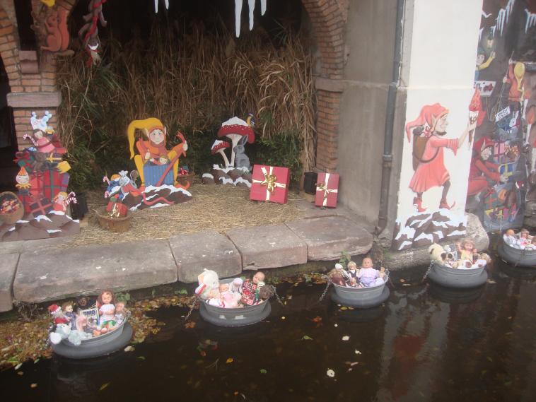 Décor de Noël à Eguisheim en Alsace