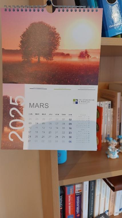 Calendrier offert