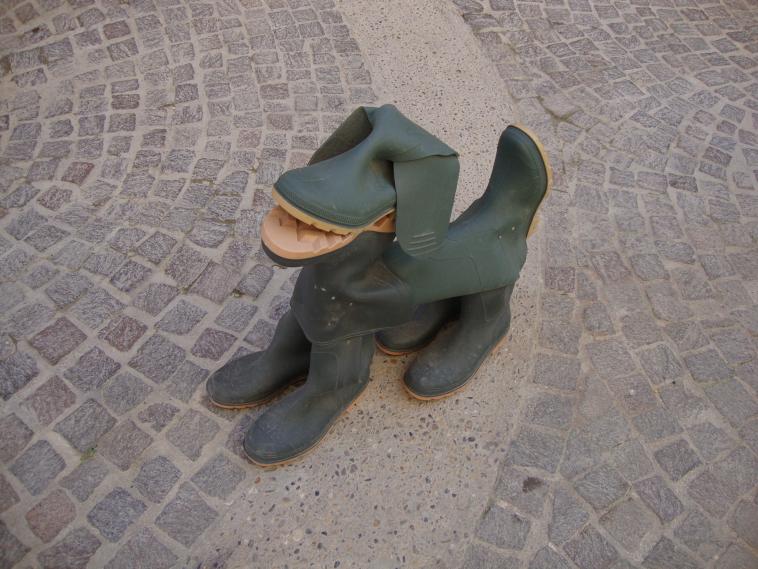 A partir d'une paire de bottes