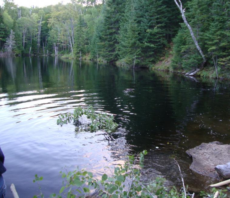 Un autre regard sur ce lac au Canada