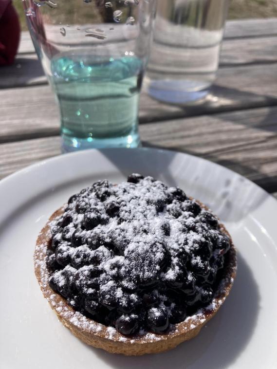Une tartelette  la myrtille