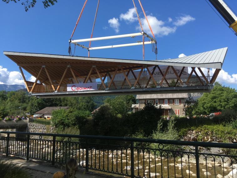 Installation d'une passerelle 