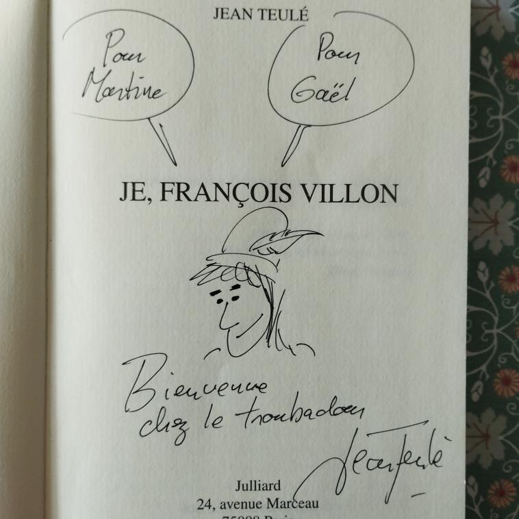 D�dicace de Jean Teul�