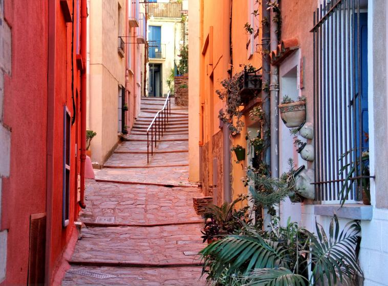 Ruelle � Collioure.