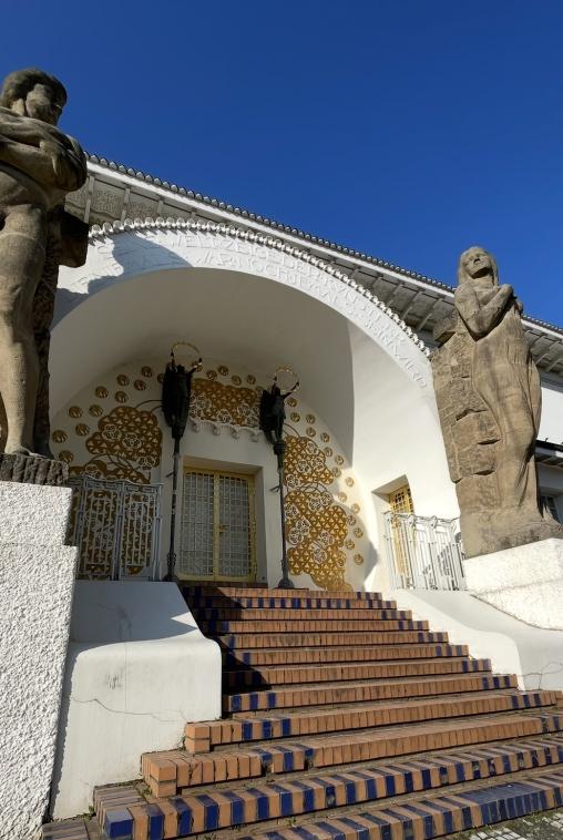 L�entr�e du MUSEUM KUNSTLERKOLONIE � Darmstadt.