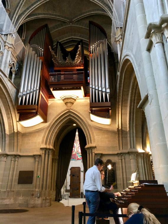L'orgue de la cathdrale de Lausanne.
