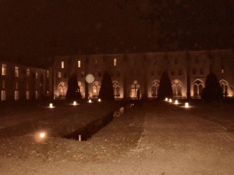La nuit  l'Abbaye de Royaumont