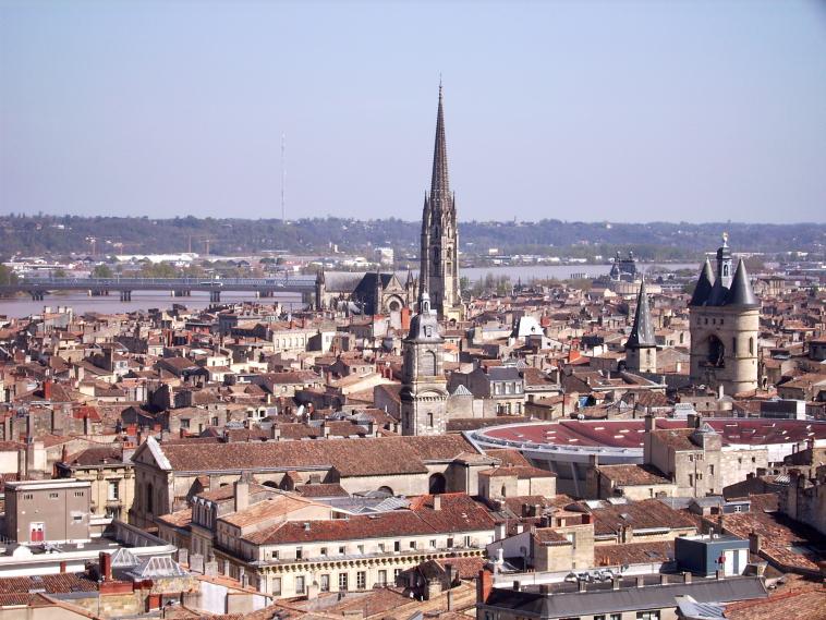 Bordeaux vue de la Tour Pey Berland