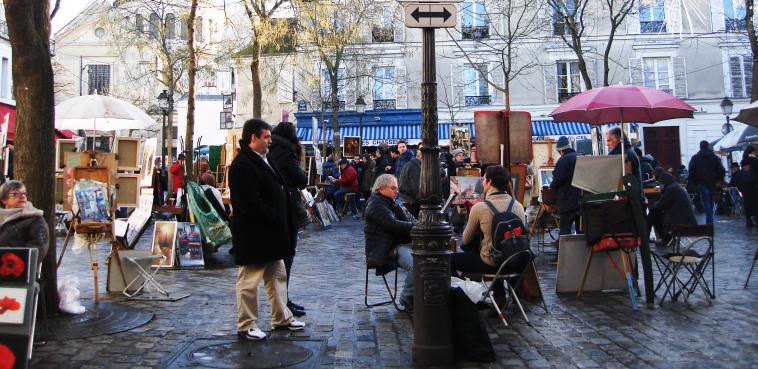 Place du Tertre... Montmartre