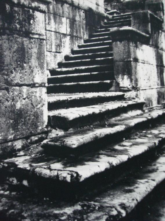 Escalier du château de Delémont