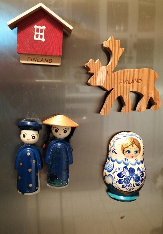 Souvenirs de voyages  l'tranger 