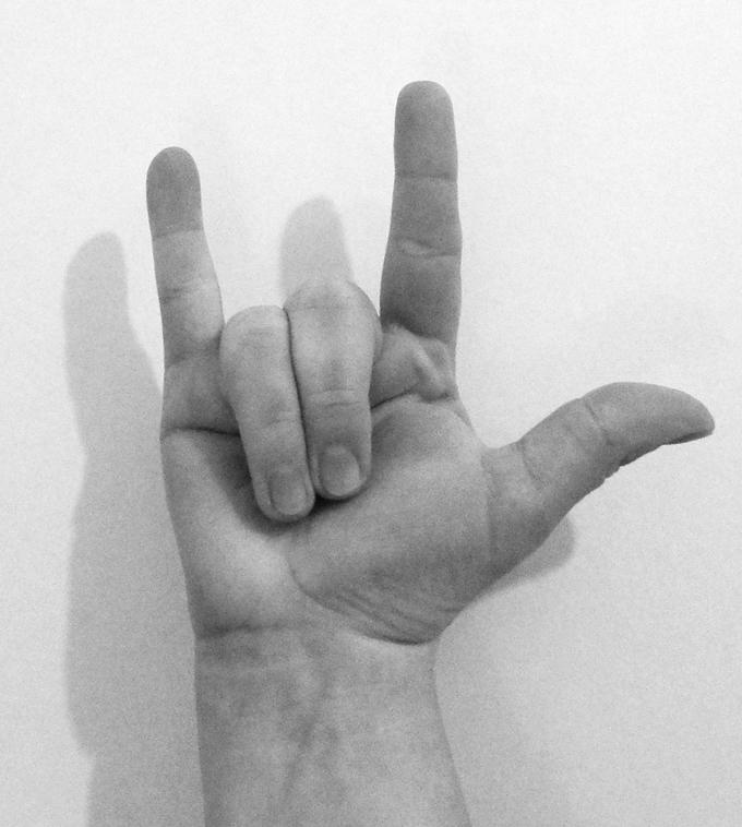 Je t'aime en langue des signes