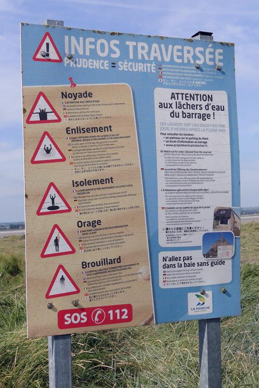 Baie du Mont St-Michel = danger !