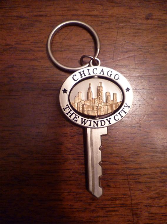 Les clés de la ville de Chicago !